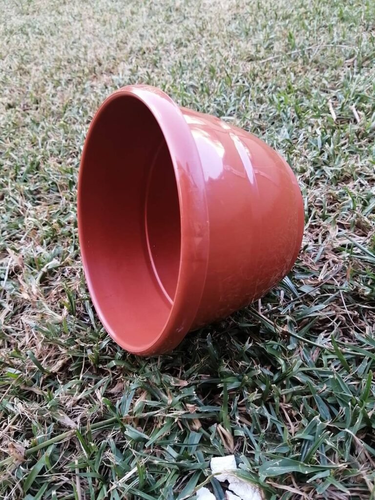 Vaso basket color coccio 16 cm