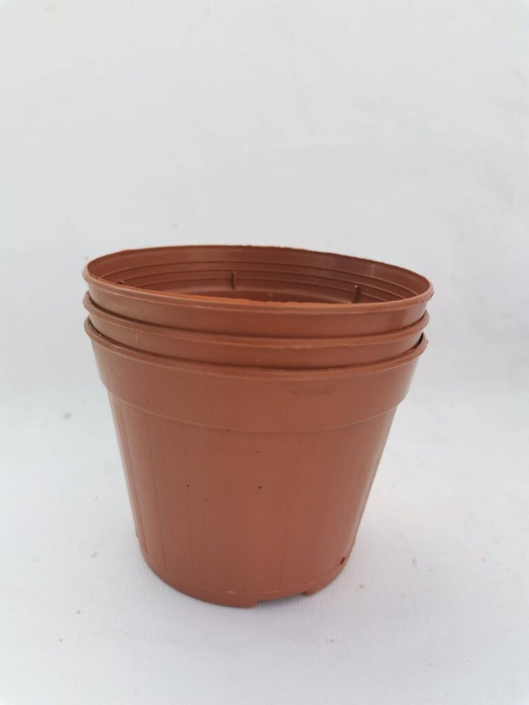 Vaso tondo rigido coccio 9 cm
