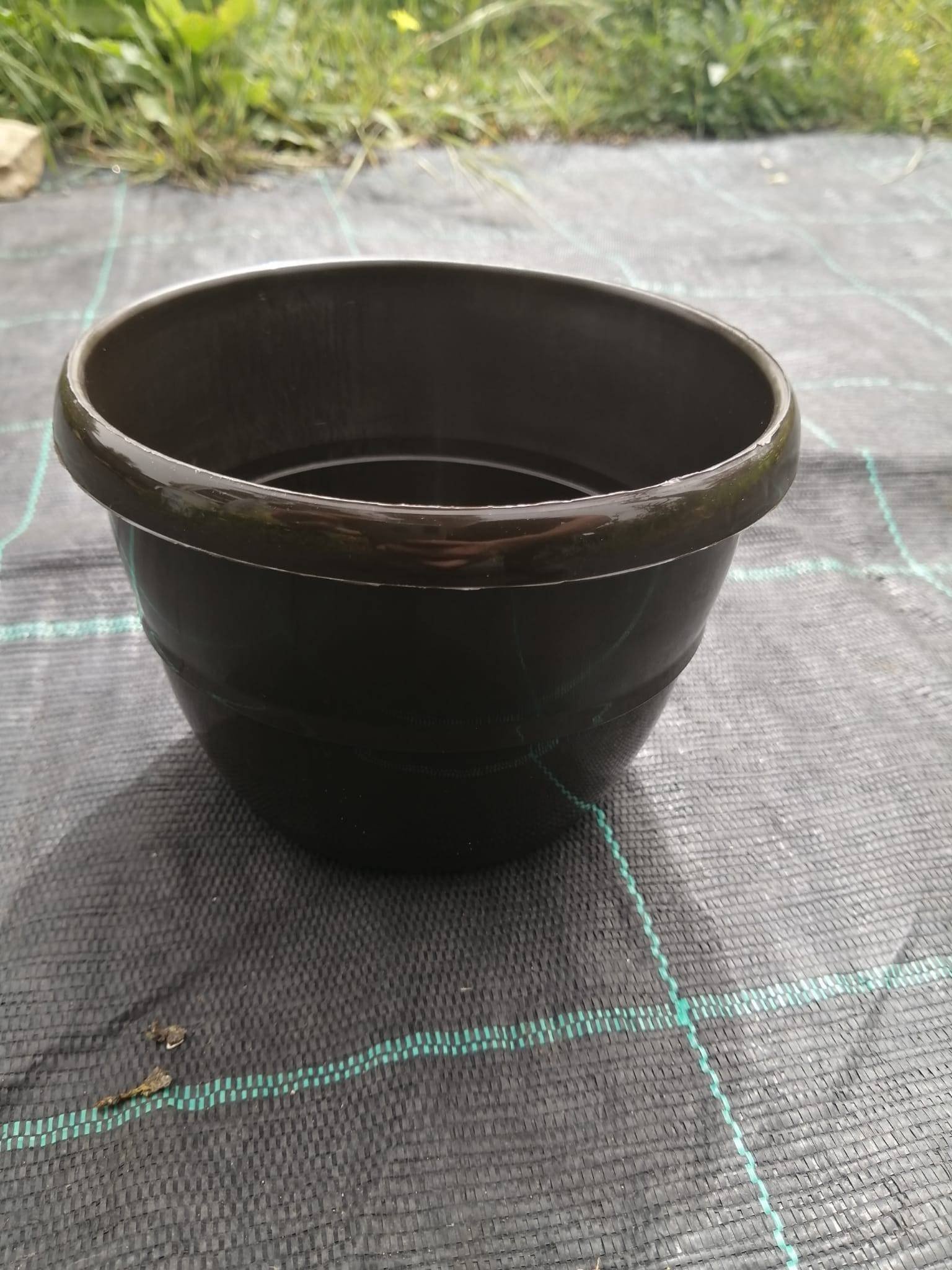 Vaso basket color marrone 14 cm