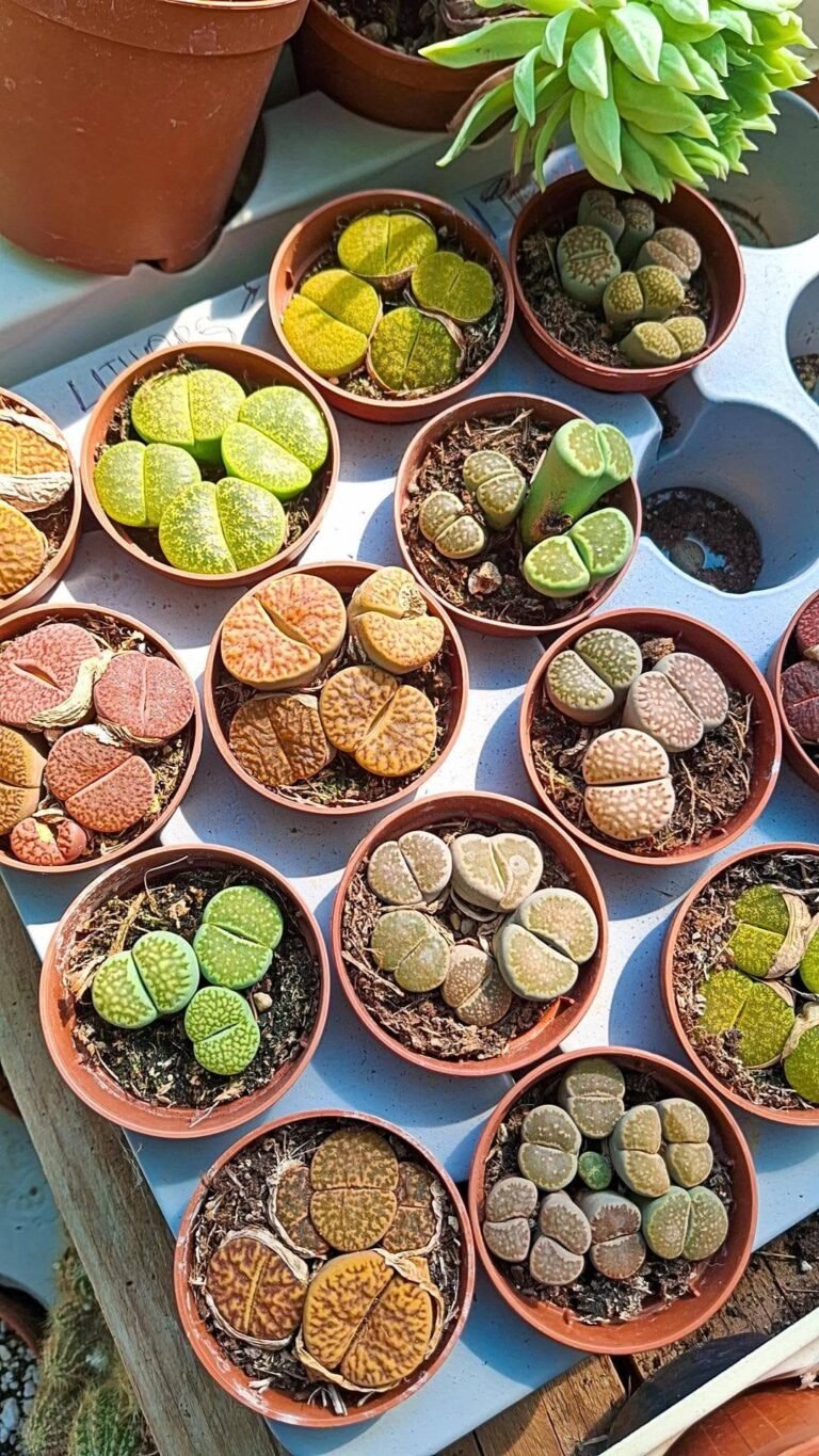 Lithops colorati accestiti